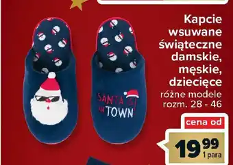 Carrefour Kapcie wsuwane dziecięce oferta