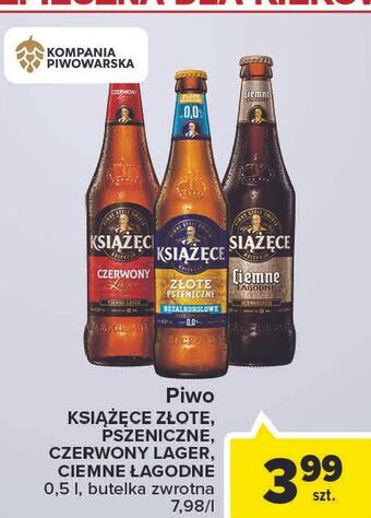 Carrefour Piwo książęce ciemne łagodne oferta