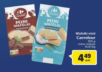 Carrefour Wafelki kokosowe carrefour oferta