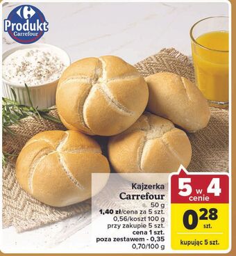 Carrefour Bułka kajzerka carrefour oferta