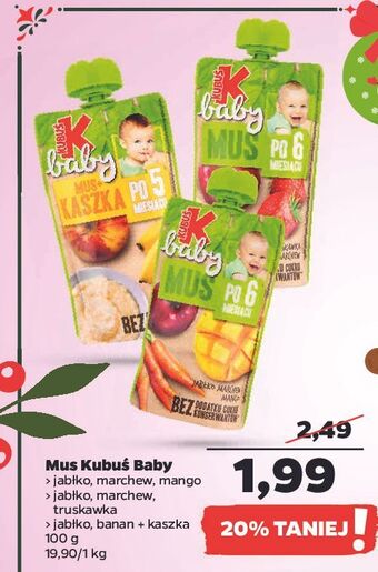 Netto Mus+kaszka jabłko - banan kubuś baby oferta
