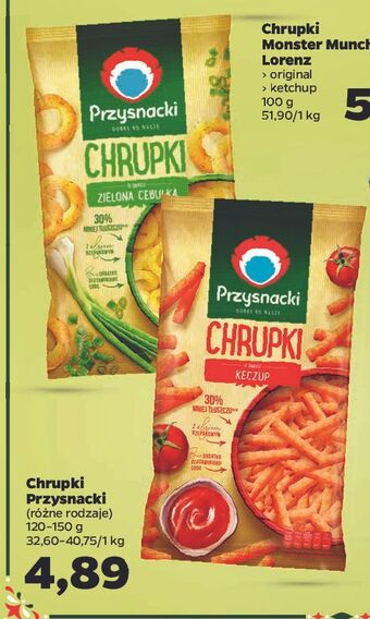 Netto Chrupki ketchupowe przysnacki oferta