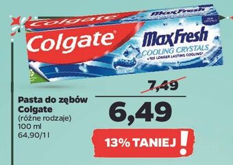 Netto Pasta do zębów cooling crystals colgate max fresh oferta
