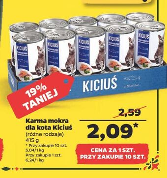 Netto Karma dla kota z łososiem kiciuś oferta