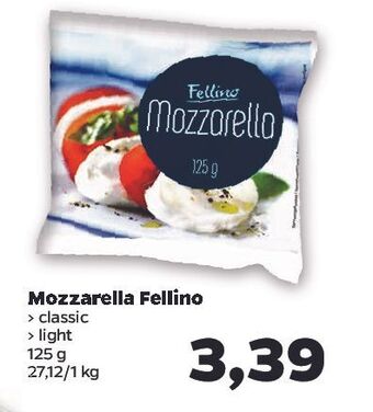 Netto Mozzarella light fellino oferta