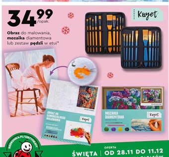 Biedronka Obraz do malowania kayet oferta