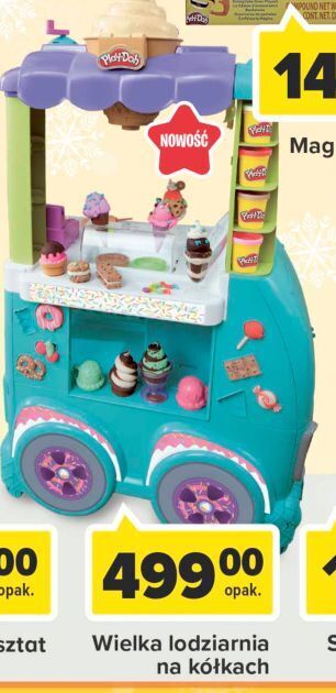 Carrefour Wielka lodziarnia na kółkach play-doh oferta