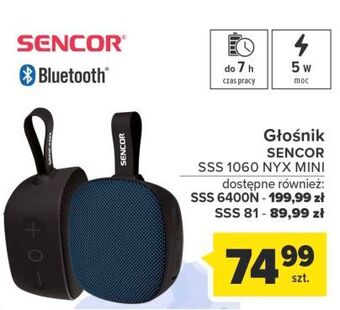 Carrefour Głośnik sss 1060 nyx mini sencor oferta