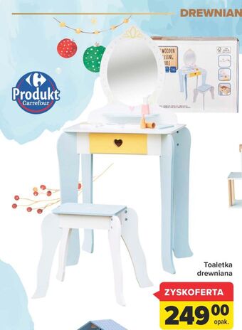 Carrefour Toaletka drewniana carrefour oferta