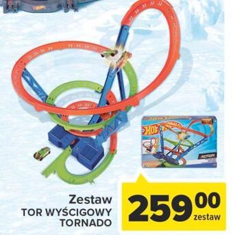 Carrefour Tor wyścigowy tornado hgv67 hot wheels oferta