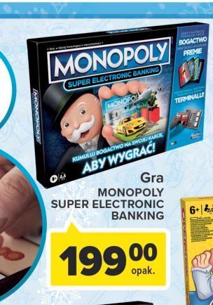 Carrefour Monopoly super electronic banking hasbro oferta
