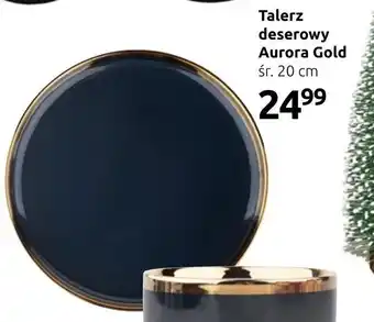 Black Red White Talerz deserowy Aurora Gold śr. 20 cm oferta