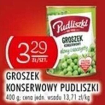 Pudliszki Groszek konserwowy 400g