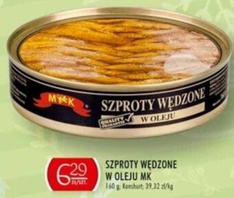 Stokrotka MK Szproty wędzone w oleju 160g oferta