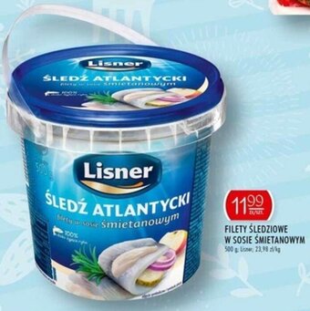 Stokrotka Lisner Filety śledziowe w sosie śmietanowym 500g oferta