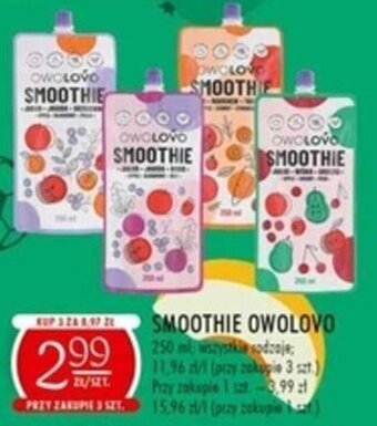 Stokrotka Owolovo Smoothie 250ml wszystkie rodzaje oferta
