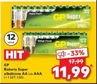 Kaufland Baterie alkaliczne aa 1 OPAK 12 SZT oferta