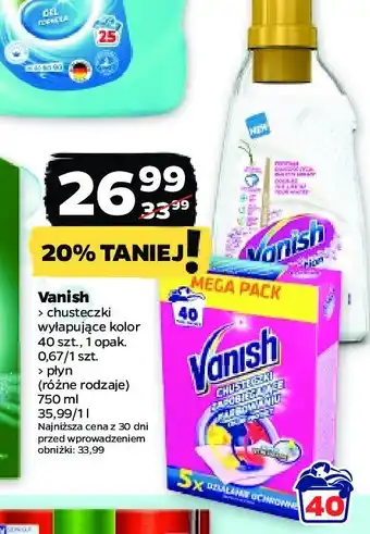 Kaufland Chusteczki zapobiegające zafarbowaniu ubrań 1 OPAK 40 SZT oferta