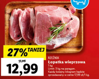 Lidl Rzeźnik Łopatka wieprzowa oferta