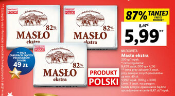 Mlekovita Masło ekstra 200g