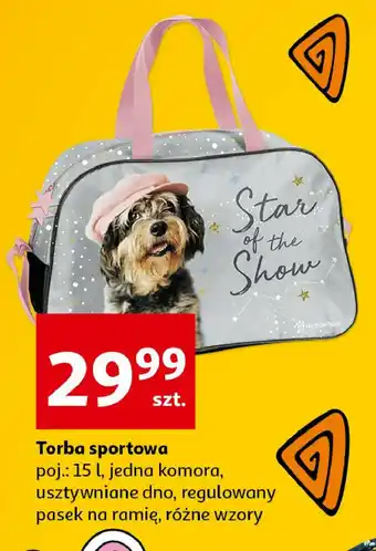 Auchan Torba sportowa poj. 15 l 1 SZT oferta