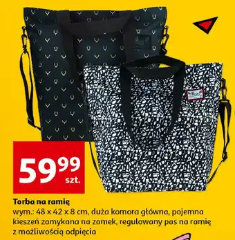 Auchan Torba na ramię 48 x 42 x 8 cm 1 SZT oferta