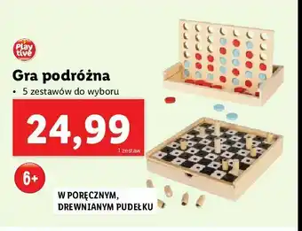 Lidl Gra podróżna w drewnianym pudełku 1 SZT oferta