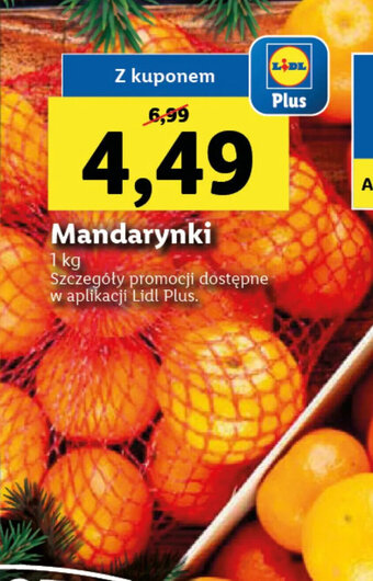 Lidl Mandarynki 1kg oferta