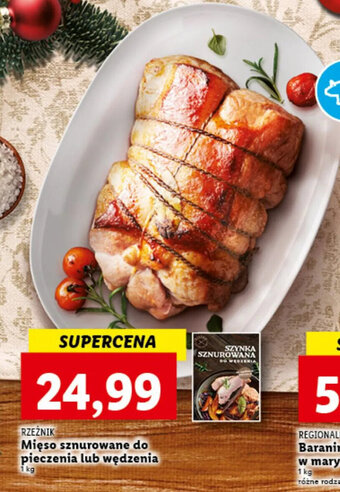 Lidl Rzeźnik Mięso sznurowane do pieczenia lub wędzenia 1kg oferta