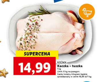 Lidl Rzeźnik Kaczka - tuszka 1kg oferta