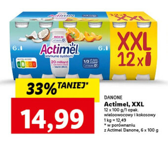 Lidl Danone Actimel, XXL oferta
