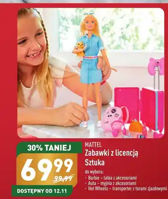 ALDI Zabawki dziecięce mattel oferta