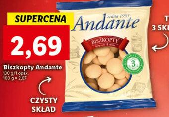 Lidl Andante Biszkopty oferta