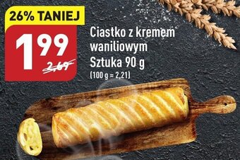 ALDI Ciastko z kremem waniliowym Sztuka 90g oferta