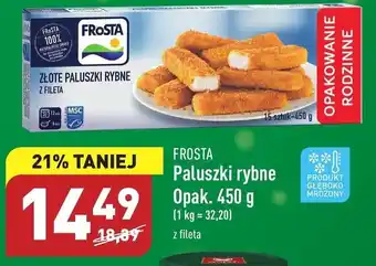 ALDI Frosta Paluszki rybne 450g z fileta oferta