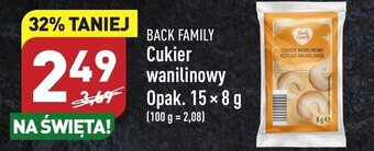 ALDI Back Family cukier wanilinowy 15x8g oferta