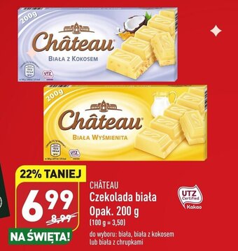 ALDI Chateau czekolada biała 200g oferta