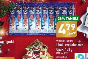 ALDI Winter Traum lizaki czekoladowe 150g oferta