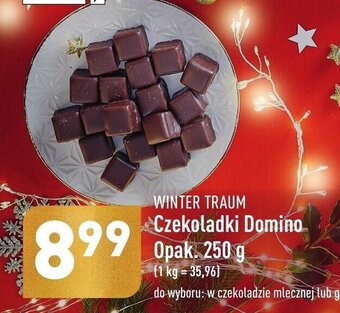 ALDI Winter Traum czekoladki domino 250g oferta
