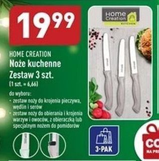 ALDI Noże kuchenne home creation oferta