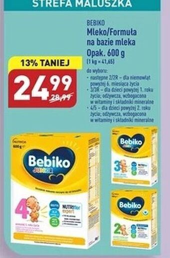ALDI Mleko 3 bebiko junior oferta