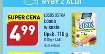 ALDI Łosoś w oleju z pieprzem cytrynowym ustka oferta