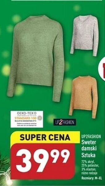 ALDI Sweter damski up2fashion oferta