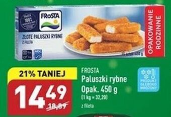 ALDI Złote paluszki rybne frosta oferta