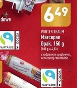 ALDI Marcepan z nadzieniem nugatowym wintertraum oferta