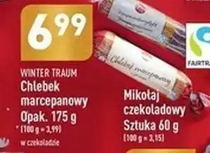 ALDI Chlebek marcepanowy w czekoladzie wintertraum oferta