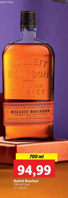 Lidl Bourbon bulleit oferta