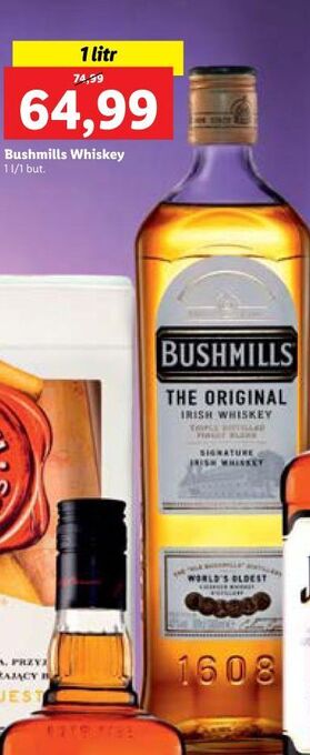 Lidl Whiskey bushmills original oferta