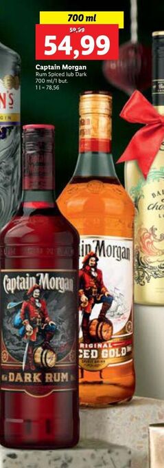 Lidl Rum captain morgan dark oferta