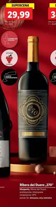 Lidl Wino ribera del duero 270 oferta
